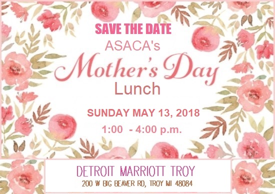 You are currently viewing ASACA’s Mother’s Day Lunch 2018