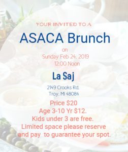 Read more about the article ASACA Brunch 2019